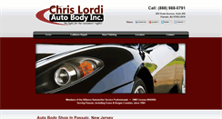 Desktop Screenshot of chrislordiautobodyinc.com